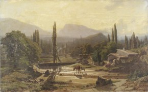 Вид деревни Кокоз в Крыму