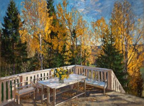 Осень. Веранда