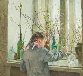 На окне весна