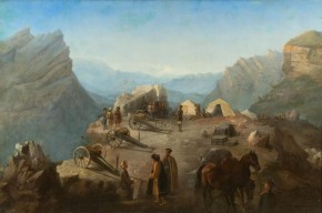 Военный лагерь на Кавказе