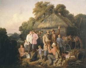 Прощание ополченцев