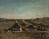 Пейзаж с двумя хатками