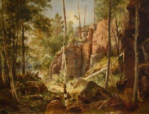 Вид на острове Валааме (Местность Кукко)