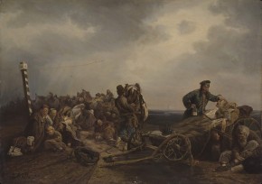 Привал арестантов