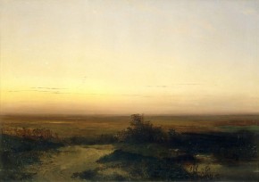 Рассвет в степи