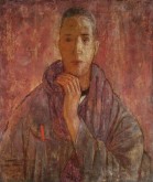 Человек с шарфом (Автопортрет)