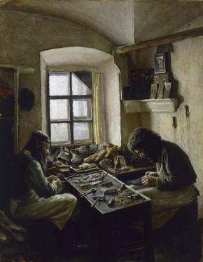 В ремесленной мастерской