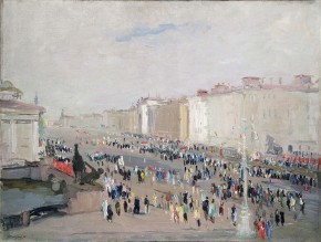 Невский в праздник 9 июля 1945 года