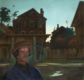 Летняя ночь за Нарвской заставой (Автопортрет)