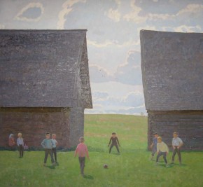 Возле старых сараев