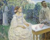 Автопортрет с сестрой