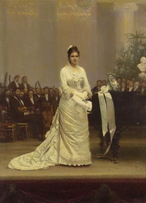 Портрет певицы Елизаветы Андреевны Лавровской (1845-1919)