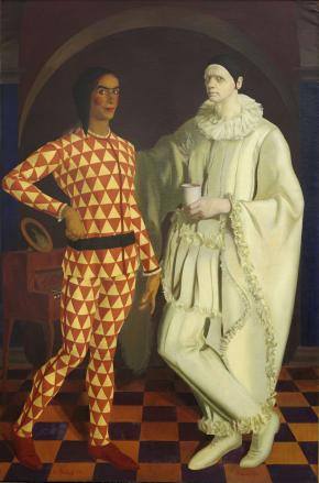 Автопортреты (Арлекин и Пьеро)