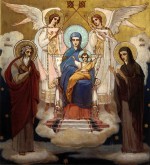 Богородица на престоле