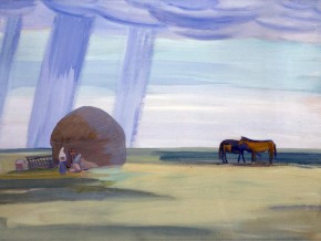 Дождь в степи