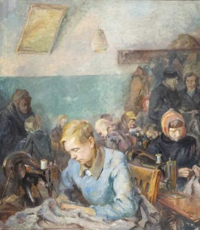 Работа детского дома для фронта (5-й детдом Ленфронту)