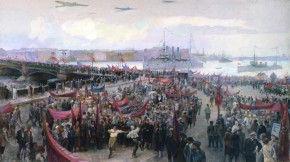 Демонстрация у моста лейтенанта Шмидта