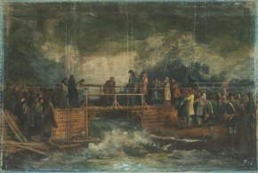 Заботы о путях сообщения / Петр на Тверецком шлюзе (февраль 1723)