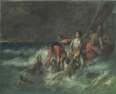 «И жизнь свою за други своя» Петр близ Лахты / Петр на Лахте спасает утопавших (1 ноября 1724)