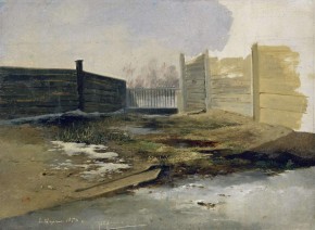 Дворик. Весна