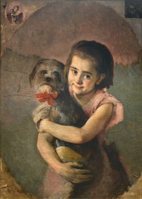  Надя с собачкой