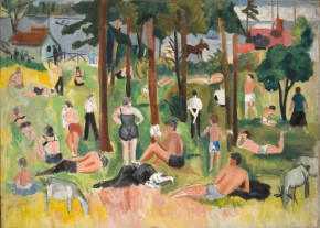 Пляж в Озерках