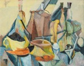 Натюрморт на светло-желтом фоне