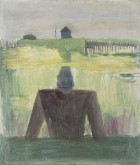 Пейзаж с полуфигурой