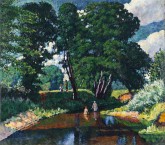 Пейзаж с купальщицами