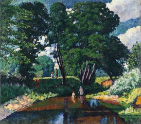 Пейзаж с купальщицами