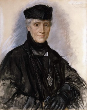 Портрет С. М. Драгомировой-Лукомской в шляпе