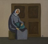 Женская фигура с собакой