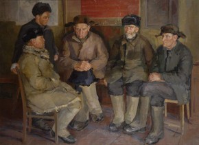 Групповой портрет колхозников (Мужики)