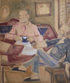 Чаепитие. Андронов и Васнецов