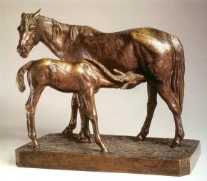 Кобыла с жеребенком