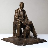 Портрет С. Ю. Витте с сеттером