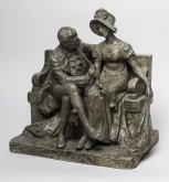 Идиллия. (Артисты Императорских театров А. С. Вольская-Вольштейн и Ф. А. Васильев)