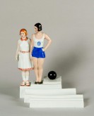 Чернильница с крышкой «Физкультурницы»