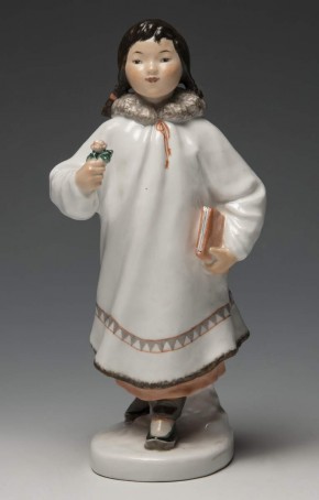 Девочка-якутка с цветком («Северный цветок»)