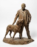 Портрет профессора Василия Константиновича Анрепа (1852–1927) с собакой