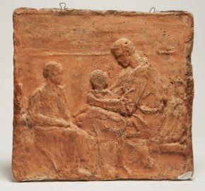 Посещение раненого в госпитале его семьей