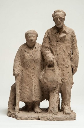 Прогулка (Автопортрет с матерью)