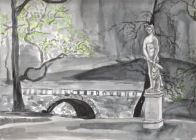 Логвинова Елизавета,15 лет,Гатчинский парк. Преподаватель Я.Г.Сигиневич