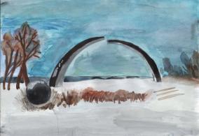 Рязанцева Виктория,13 лет. Дорога жизни. Мемориал 