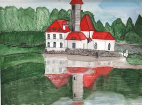 Литвинова Евдокия,13 лет.Приоратский дворец в Гатчине. Преподаватель Я.Г.Сигиневич