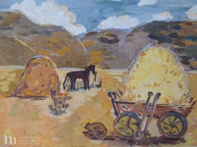 Банникова Алина, 11 лет «Сенокос в Курьинском районе». ДШИ № 6, г. Барнаул, преп. С.В. Матяж