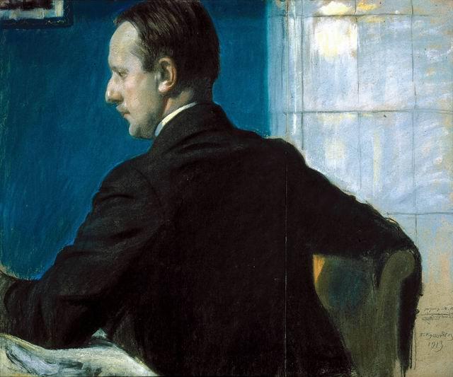 Портрет М.В.Добужинского. 1913. ГРМ